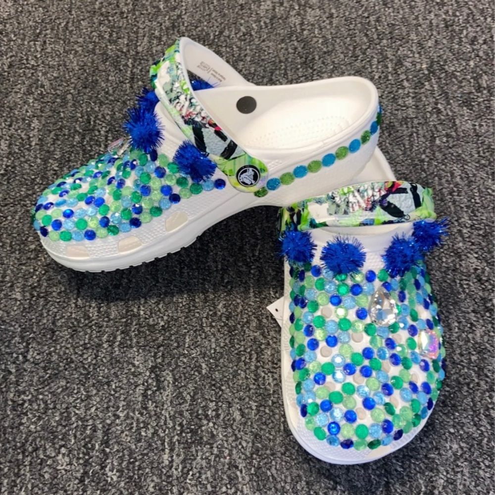 ✨Customized Bling Crocs✨